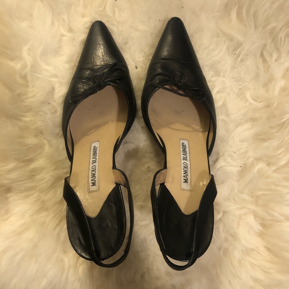 Manolo Blahnik Slingback Pumps Vintage 36.5 - Picture 7 of 15